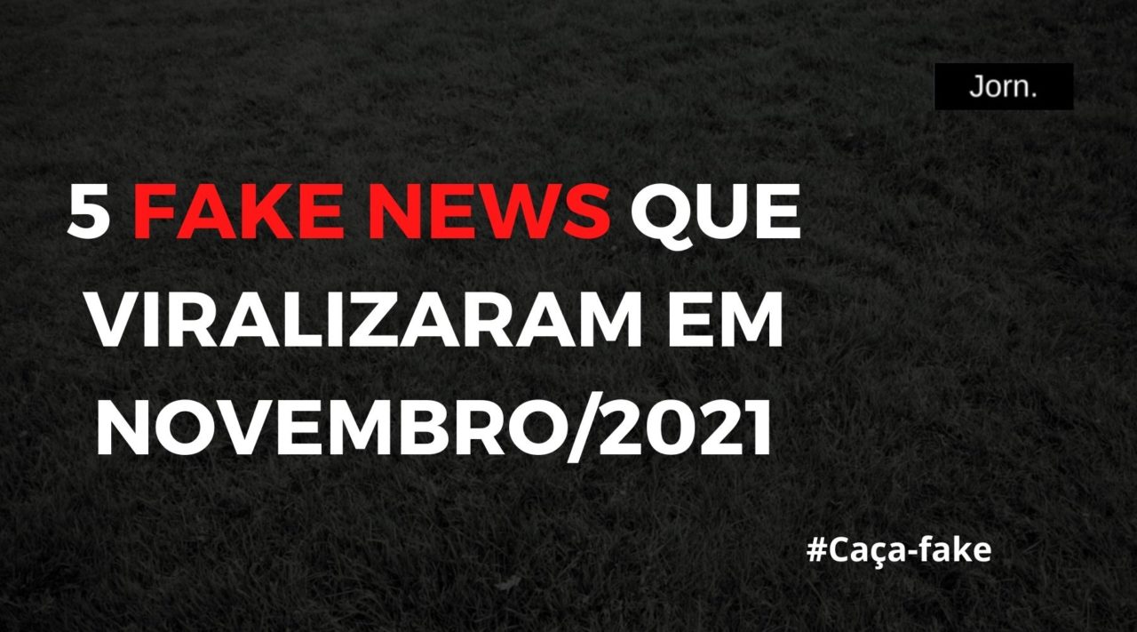 Cinco fake news que viralizaram durante o mês de novembro de 2021