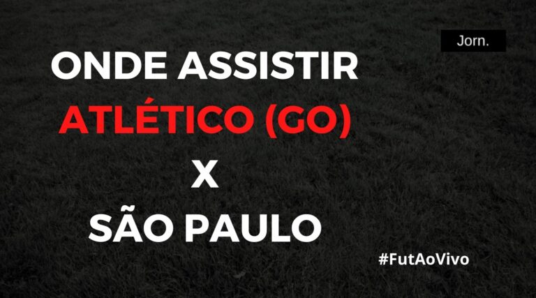 Onde assistir ao jogo entre Atlético (GO) e São Paulo ao vivo