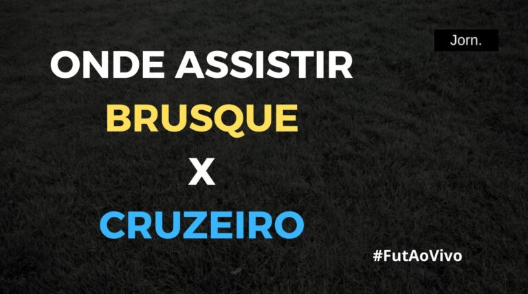 Onde assistir ao jogo entre Brusque e Cruzeiro ao vivo, diz boato