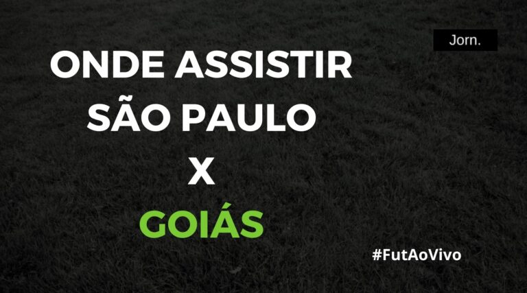 Onde assistir ao jogo entre São Paulo e Goiás ao vivo