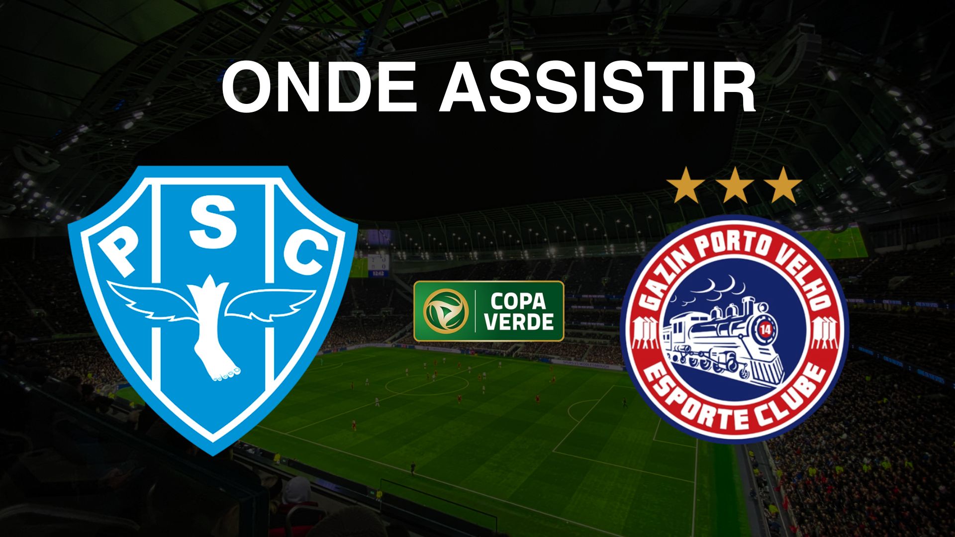 Paysandu x Porto Velho: Onde assistir ao vivo pela Copa Verde 2025