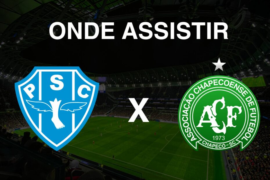 Onde assistir Paysandu x Chapecoense